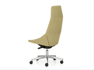 HYWAY - Height-adjustable executive chair with 5-spoke base with castors _ Quinti Sedute